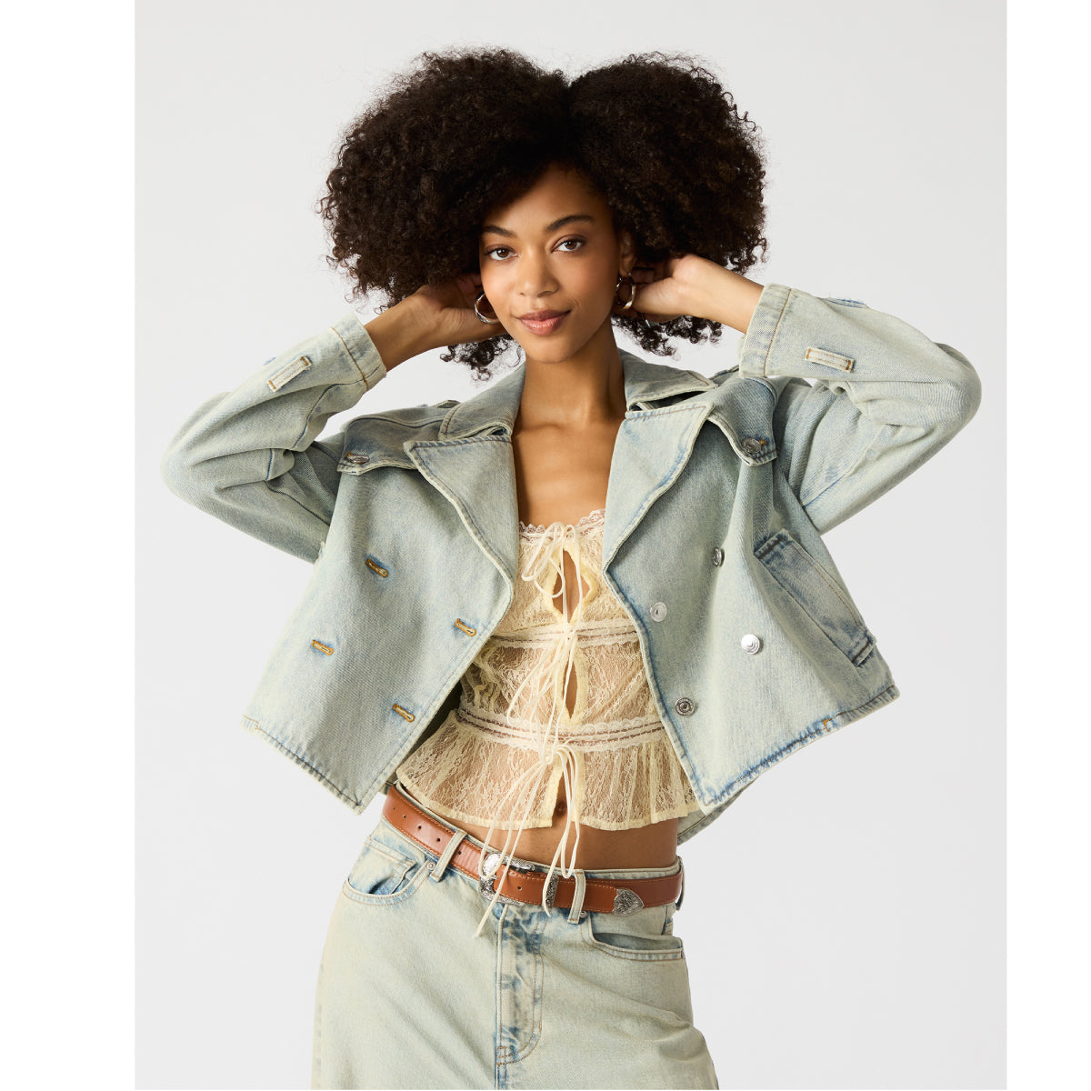 Steve Madden Denim Sirus Jacket