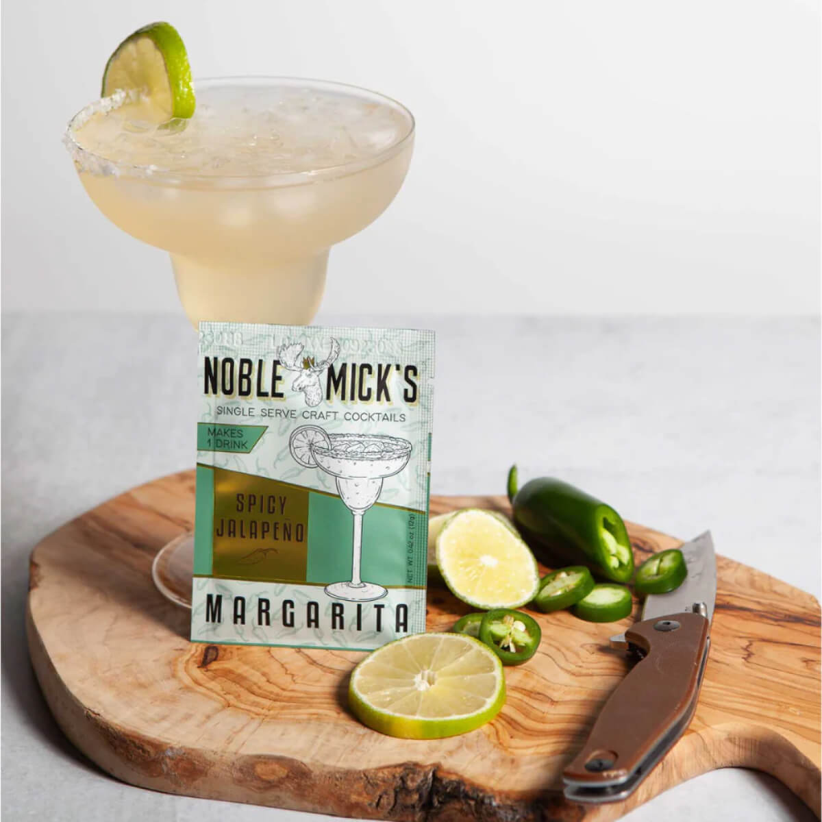 Spicy Jalapeno Margarita Single Serve Craft Cocktail front | MILK MONEY milkmoney.co | white elephant gift ideas, gift, mother's day gift ideas, white elephant gift, gift shops near me
