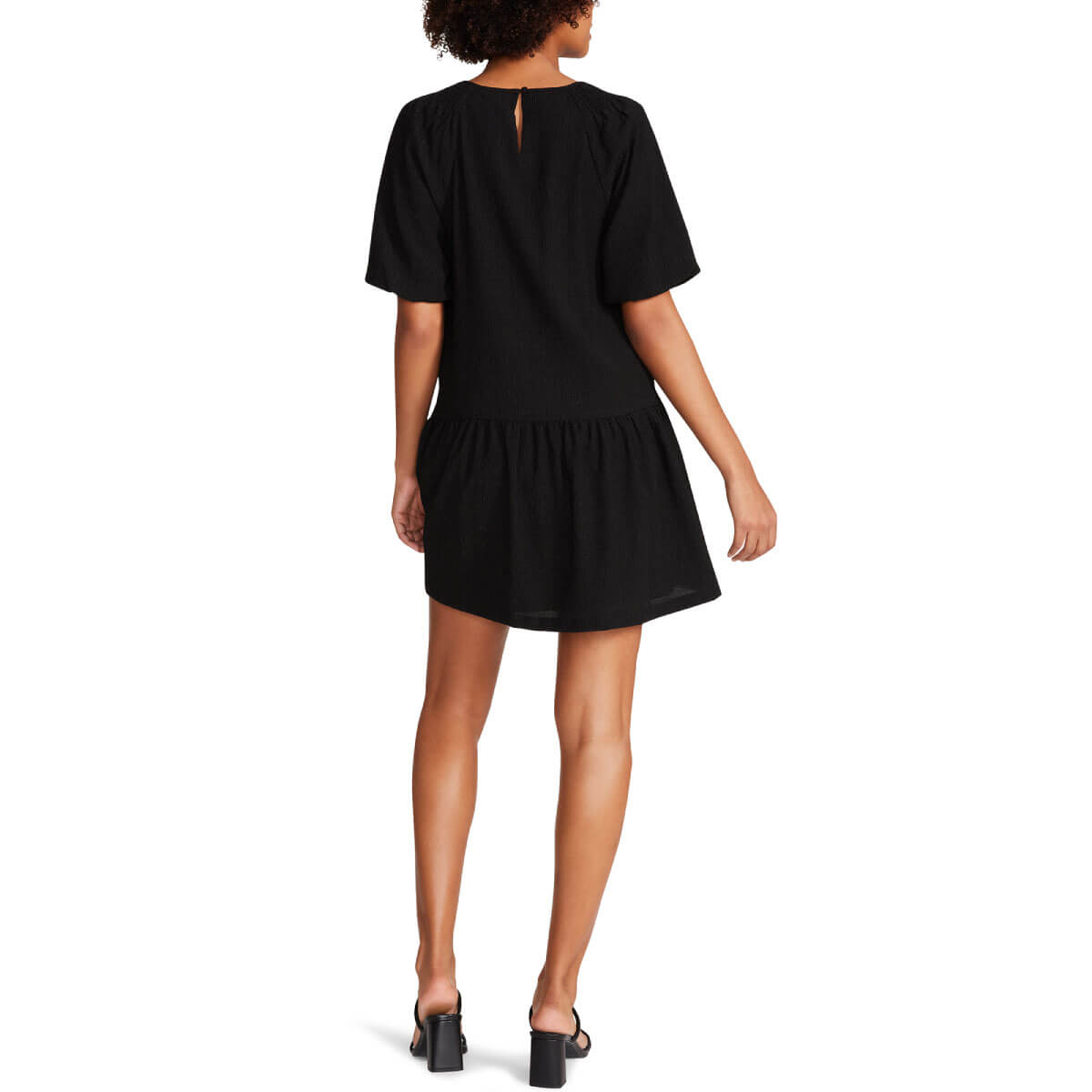 Steve Madden Abrah Minidress black back | MILK MONEY milkmoney.co | cute clothes for women. womens online clothing. trendy online clothing stores. womens casual clothing online. trendy clothes online. trendy women's clothing online. ladies online clothing stores. trendy women's clothing stores. cute female clothes.