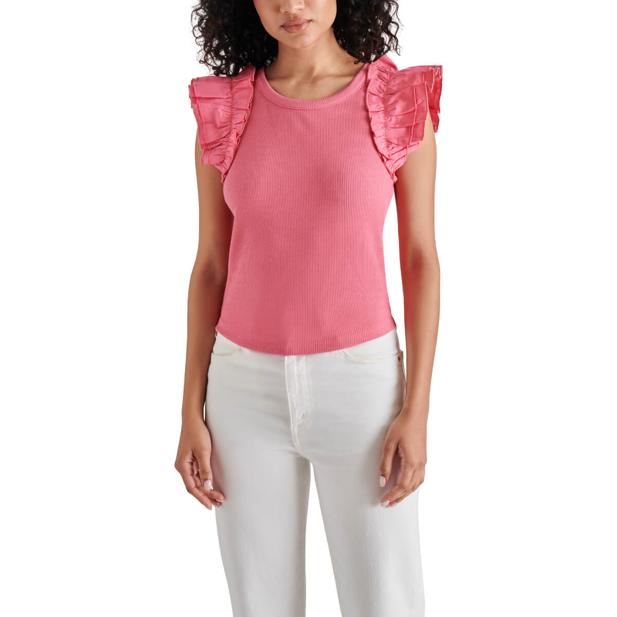 Steve Madden Adela Top fruit dove front | MILK MONEY milkmoney.co | cute tops for women. trendy tops for women. cute blouses for women. stylish tops for women. pretty womens tops.