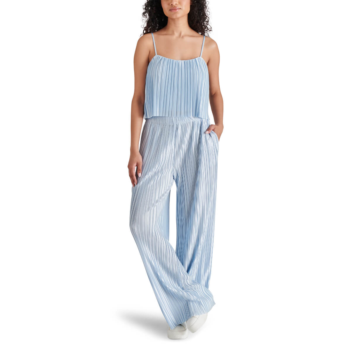 Steve Madden Ansel Pull On Pants sky blue front | MILK MONEY milkmoney.co | cute pants for women. cute trendy pants.