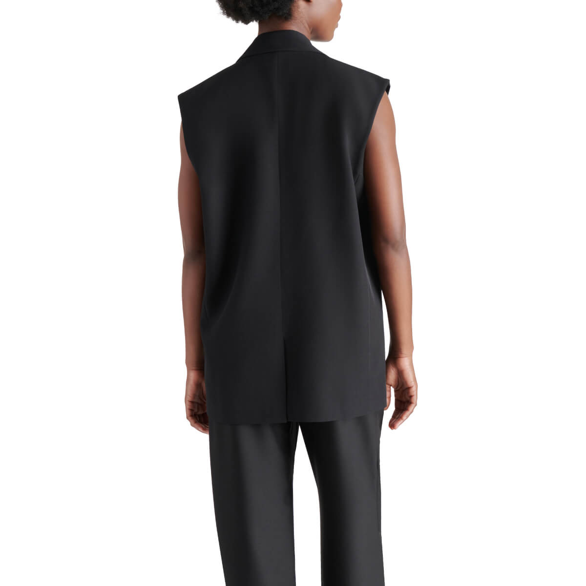 Steve Madden Ashton Vest black back | MILK MONEY milkmoney.co | cute tops for women. trendy tops for women. cute blouses for women. stylish tops for women. pretty womens tops.