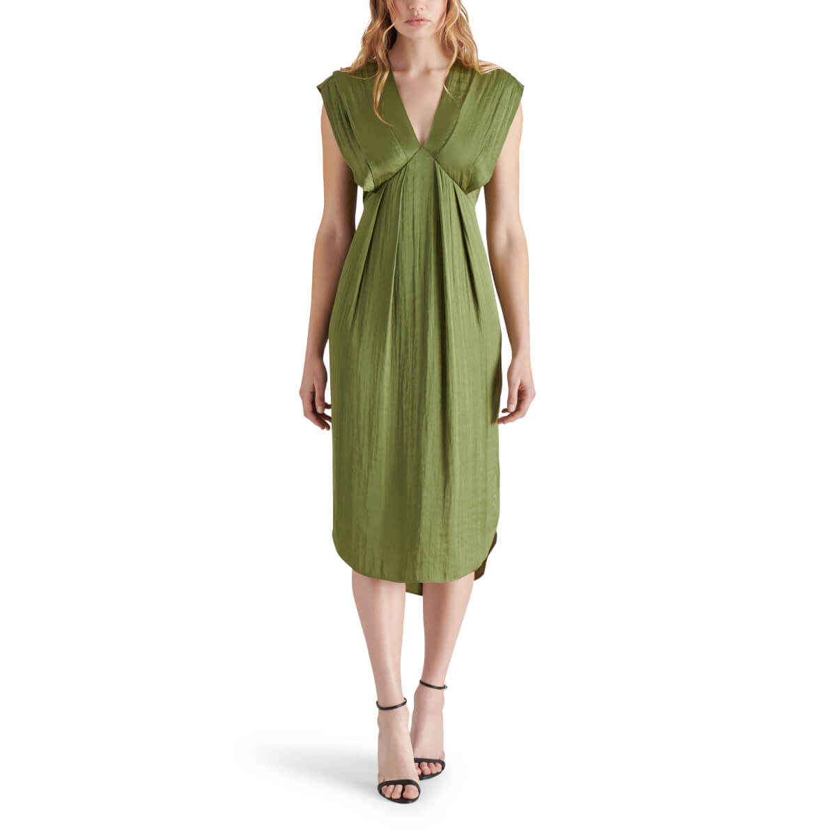Steve Madden Clarissa Pleated Midi Dress | Women's Dresses | MILK MONEY Steve Madden Clarissa Pleated Midi Dress | Women's Dresses | MILK MONEY