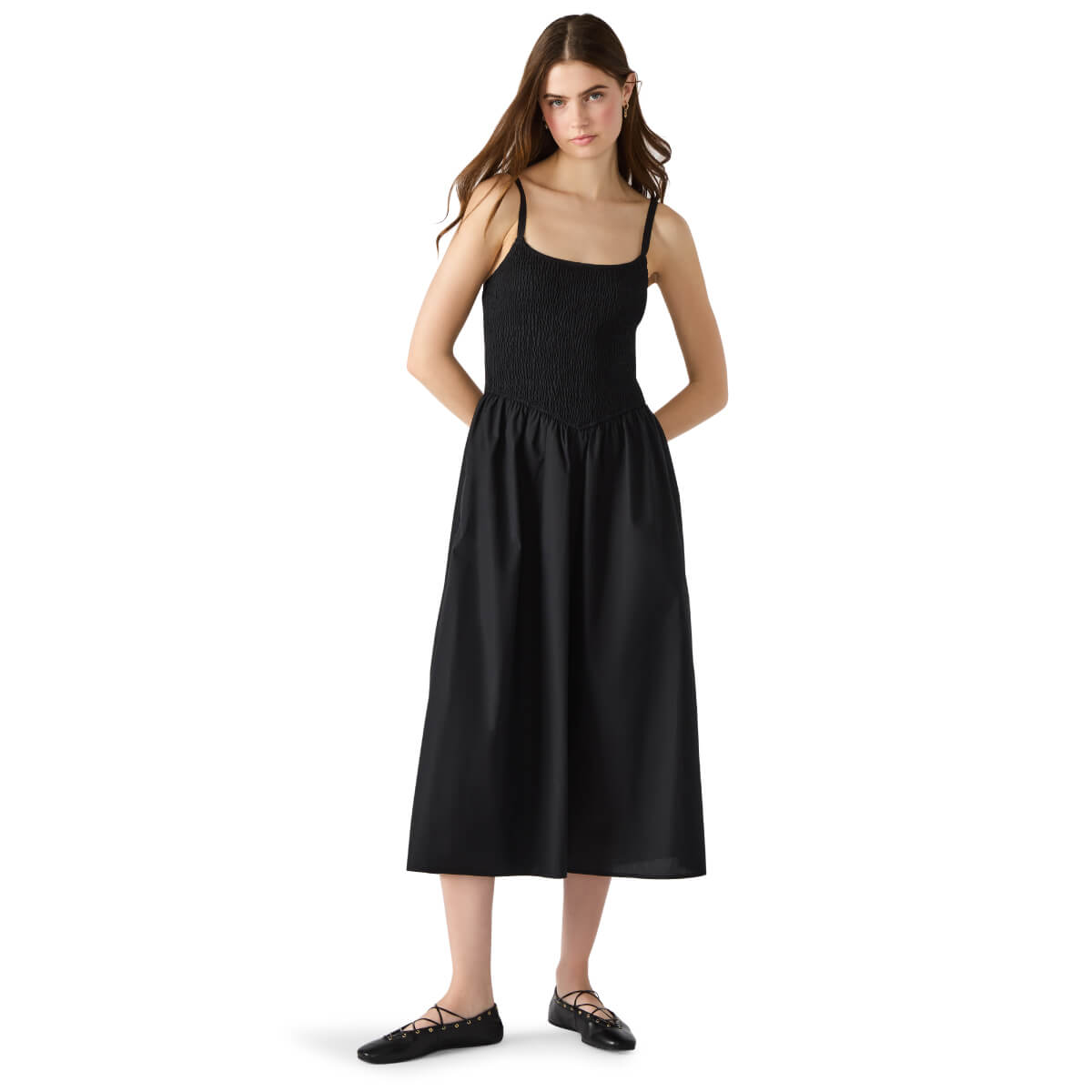 Steve Madden Codie Smocked Bodice Sundress