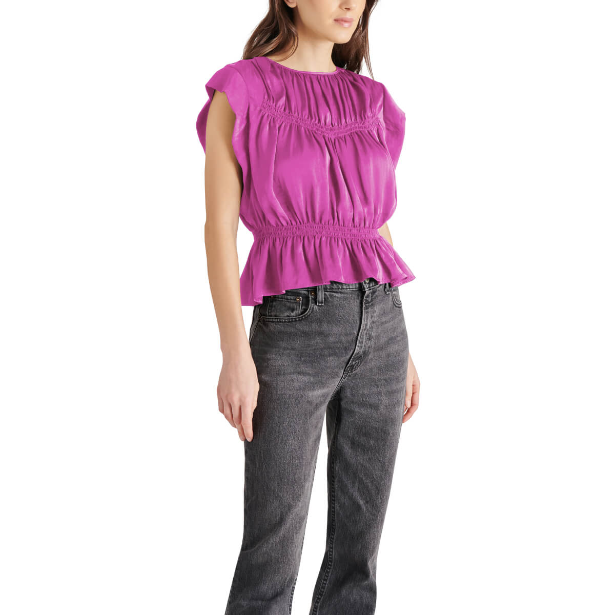 Steve Madden Corinne Peplum Top