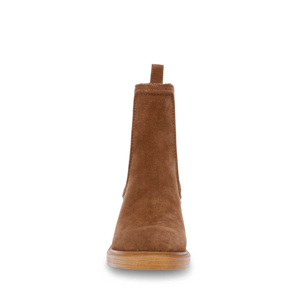 Steve Madden Curtsy Platform Chelsea Boot oatmeal suede front | MILK MONEY milkmoney.co | cute shoes for women. ladies shoes. nice shoes for women. ladies shoes online. ladies footwear. womens shoes and boots. pretty shoes for women. beautiful shoes for women.