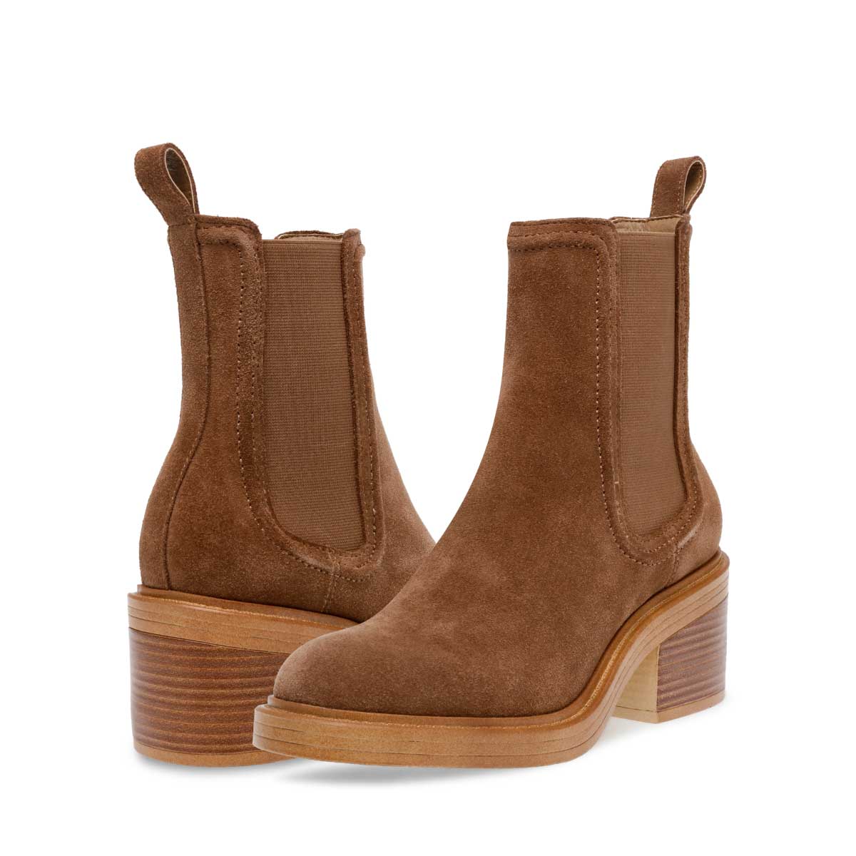 Steve Madden Curtsy Platform Chelsea Boot oatmeal suede | MILK MONEY milkmoney.co | cute shoes for women. ladies shoes. nice shoes for women. ladies shoes online. ladies footwear. womens shoes and boots. pretty shoes for women. beautiful shoes for women.