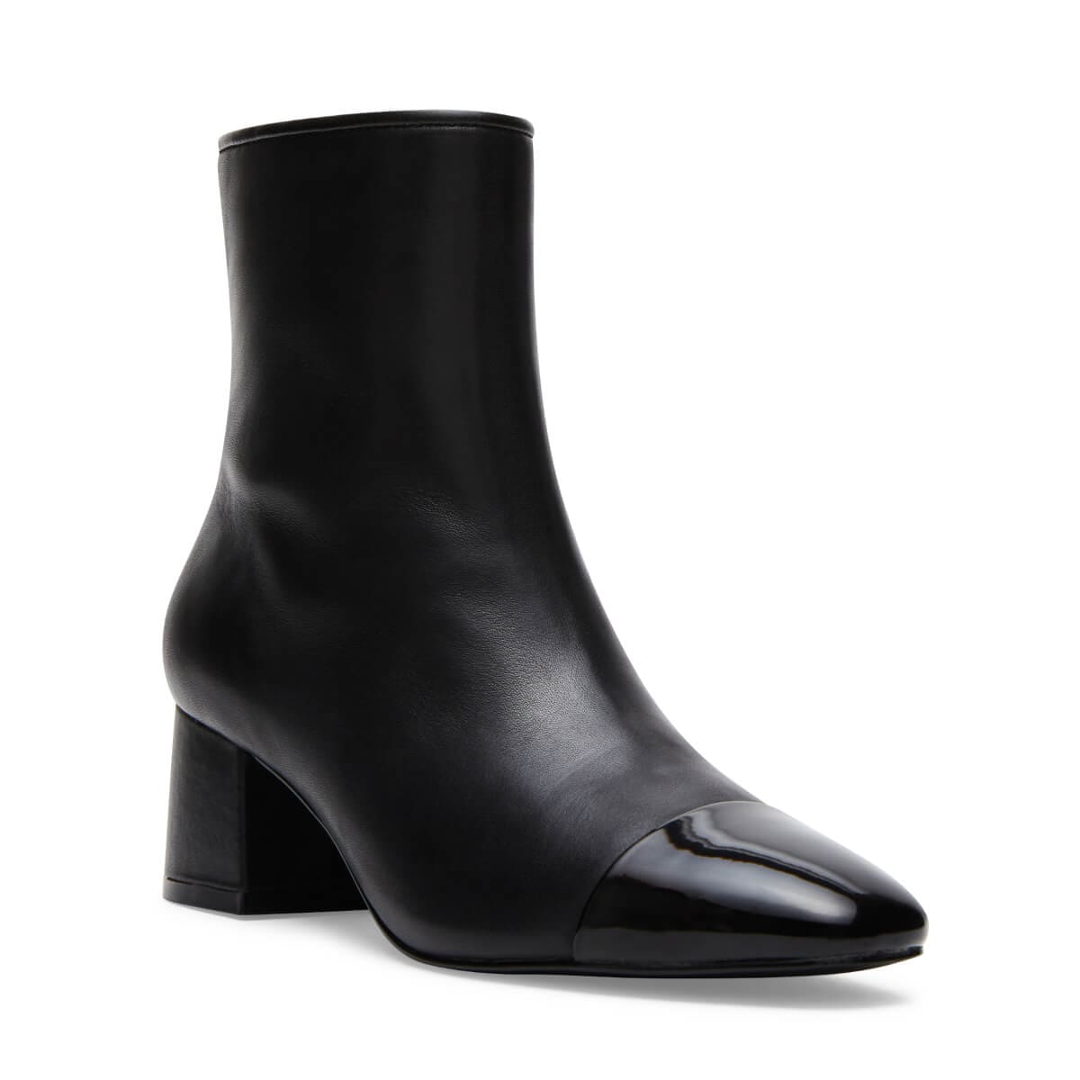 Steve Madden Eiffel Bootie black side | MILK MONEY milkmoney.co | cute shoes for women. ladies shoes. nice shoes for women. footwear for women. ladies shoes online. ladies footwear. womens shoes and boots. pretty shoes for women. beautiful shoes for women.