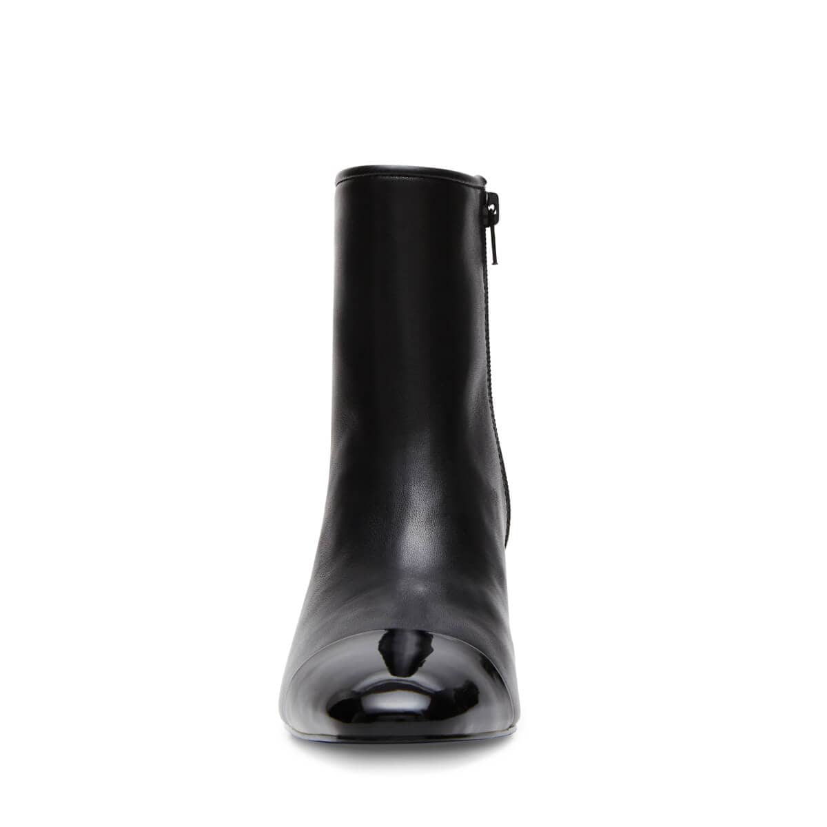 Steve Madden Eiffel Bootie black front | MILK MONEY milkmoney.co | cute shoes for women. ladies shoes. nice shoes for women. footwear for women. ladies shoes online. ladies footwear. womens shoes and boots. pretty shoes for women. beautiful shoes for women.