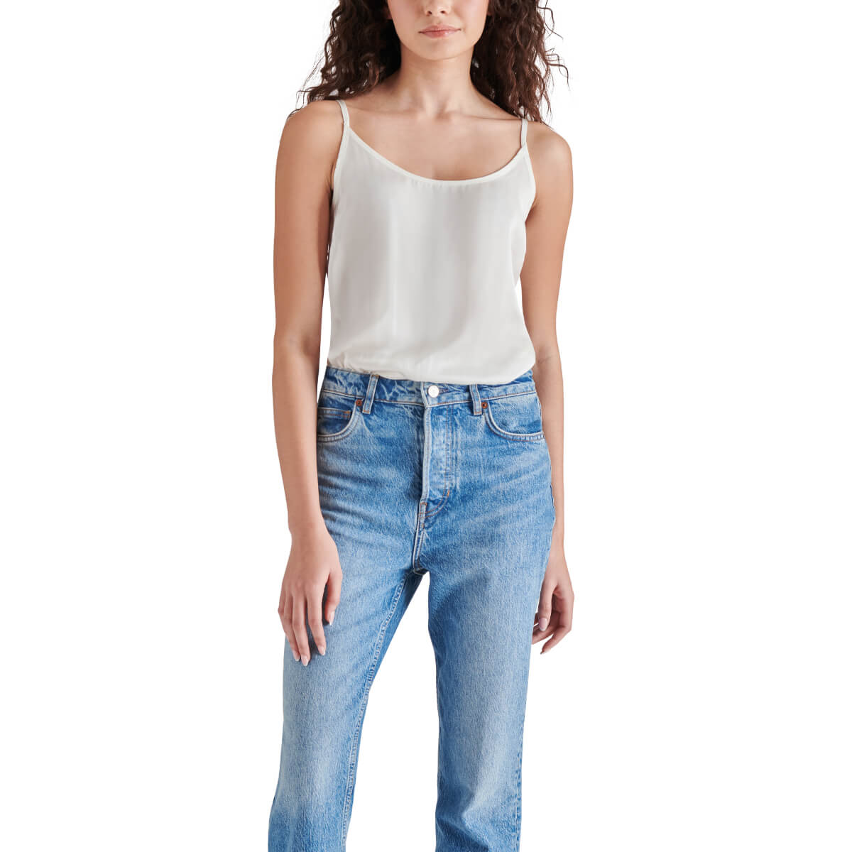 Steve Madden Emersyn Camisole Bodysuit ivory front | MILK MONEY milkmoney.co | cute tops for women. trendy tops for women. cute blouses for women. stylish tops for women. pretty womens tops.