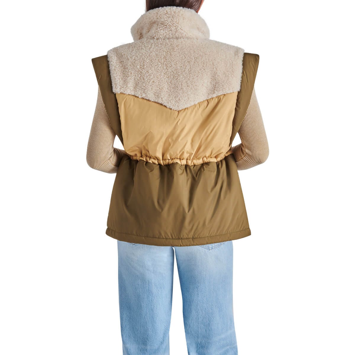 Steve Madden Hana Coat green back | MILK MONEY milkmoney.co | cute jackets for women. cute coats. cool jackets for women. stylish jackets for women. trendy jackets for women. trendy womens coats.