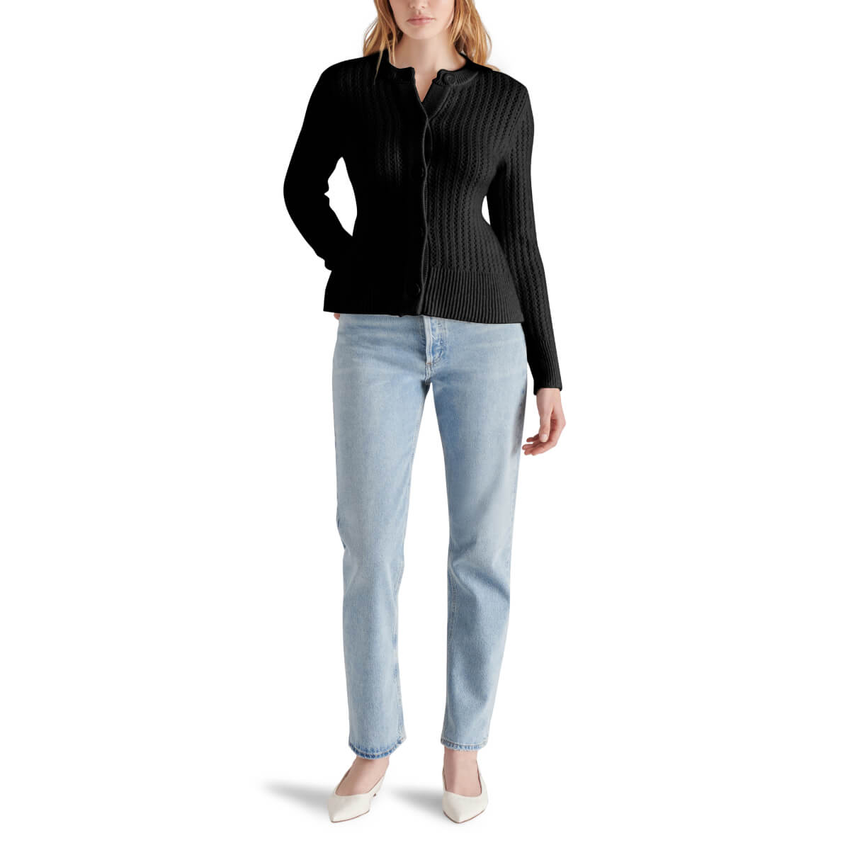 Steve Madden Illiana Open Stitch Cardigan