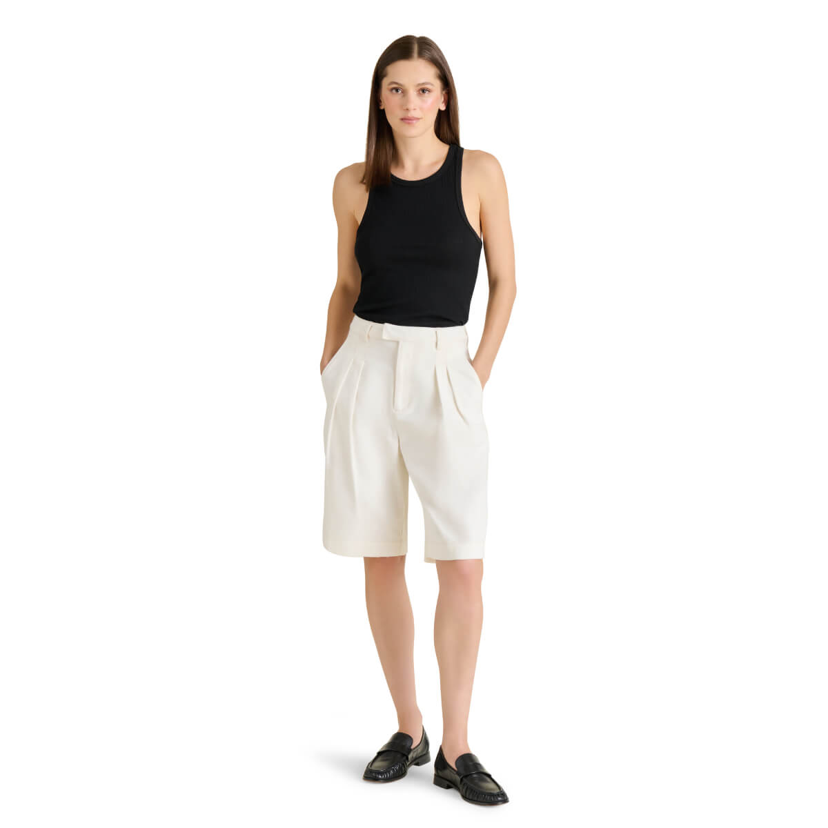 Steve Madden Ivana Pleated Shorts
