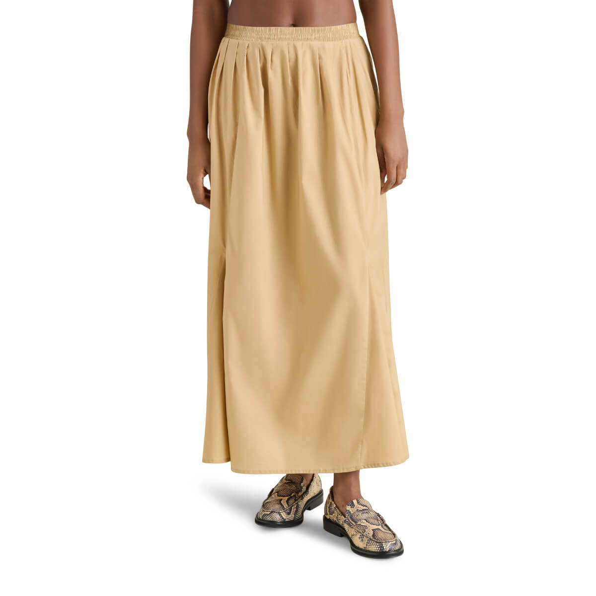 Steve Madden Karina Godet Maxi Skirt brown front | MILK MONEY milkmoney.co | cute clothes for women. womens online clothing. trendy online clothing stores. womens casual clothing online. trendy clothes online. trendy women's clothing online. ladies online clothing stores. trendy women's clothing stores. cute female clothes.