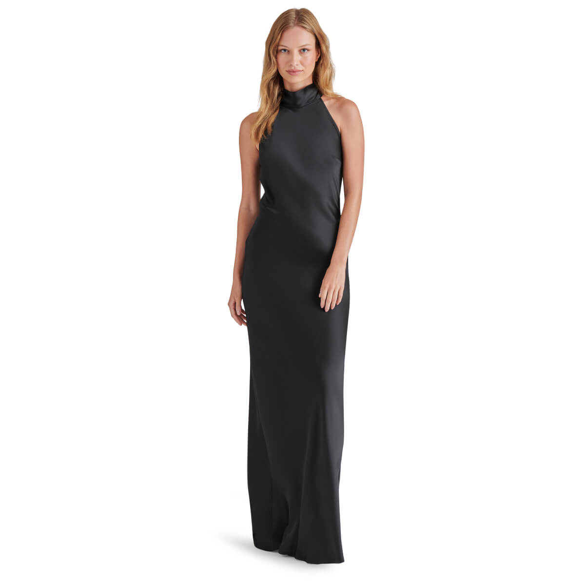 steve madden evening dresses Steve Madden Blue Atara Print Slip Maxi Dress