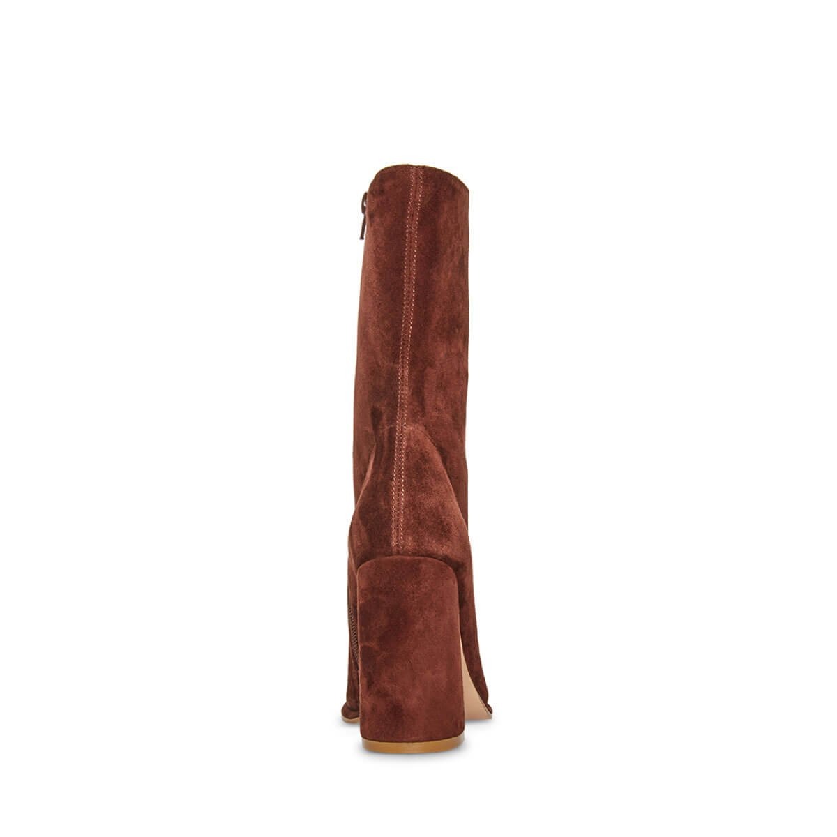 Steve Madden Lockwood Suede Boots brown back| MILK MONEY milkmoney.co | cute shoes for women. ladies shoes. nice shoes for women. footwear for women. ladies shoes online. ladies footwear. womens shoes and boots. pretty shoes for women. beautiful shoes for women.