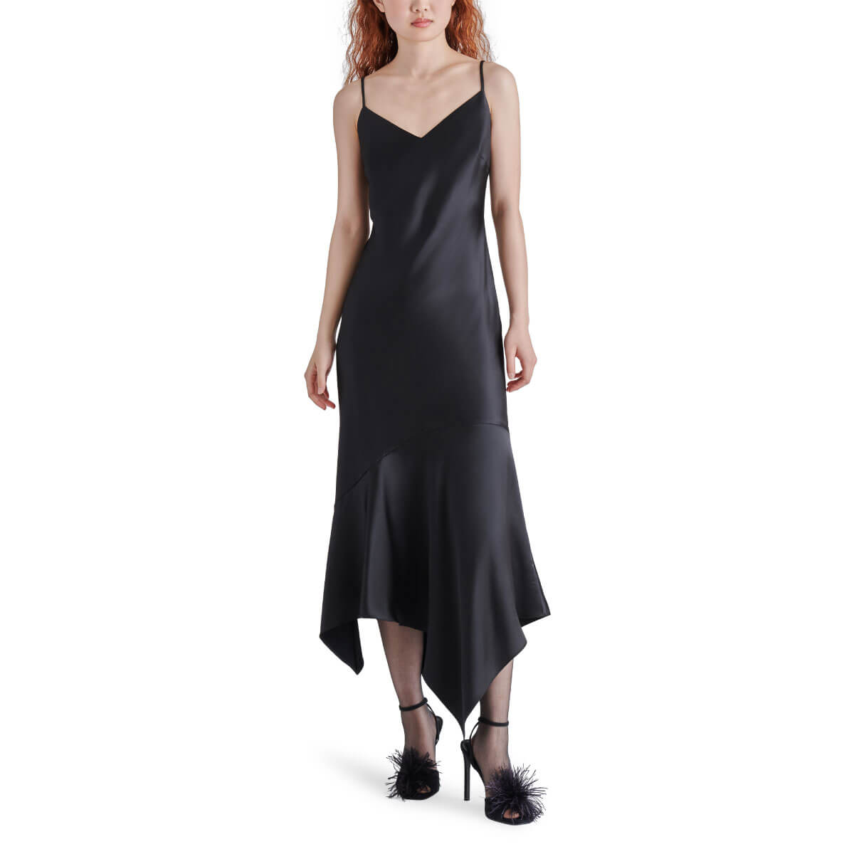Steve Madden Lucille Dress black front | MILK MONEY milkmoney.co | cute clothes for women. womens online clothing. trendy online clothing stores. womens casual clothing online. trendy clothes online. trendy women's clothing online. ladies online clothing stores. trendy women's clothing stores. cute female clothes.