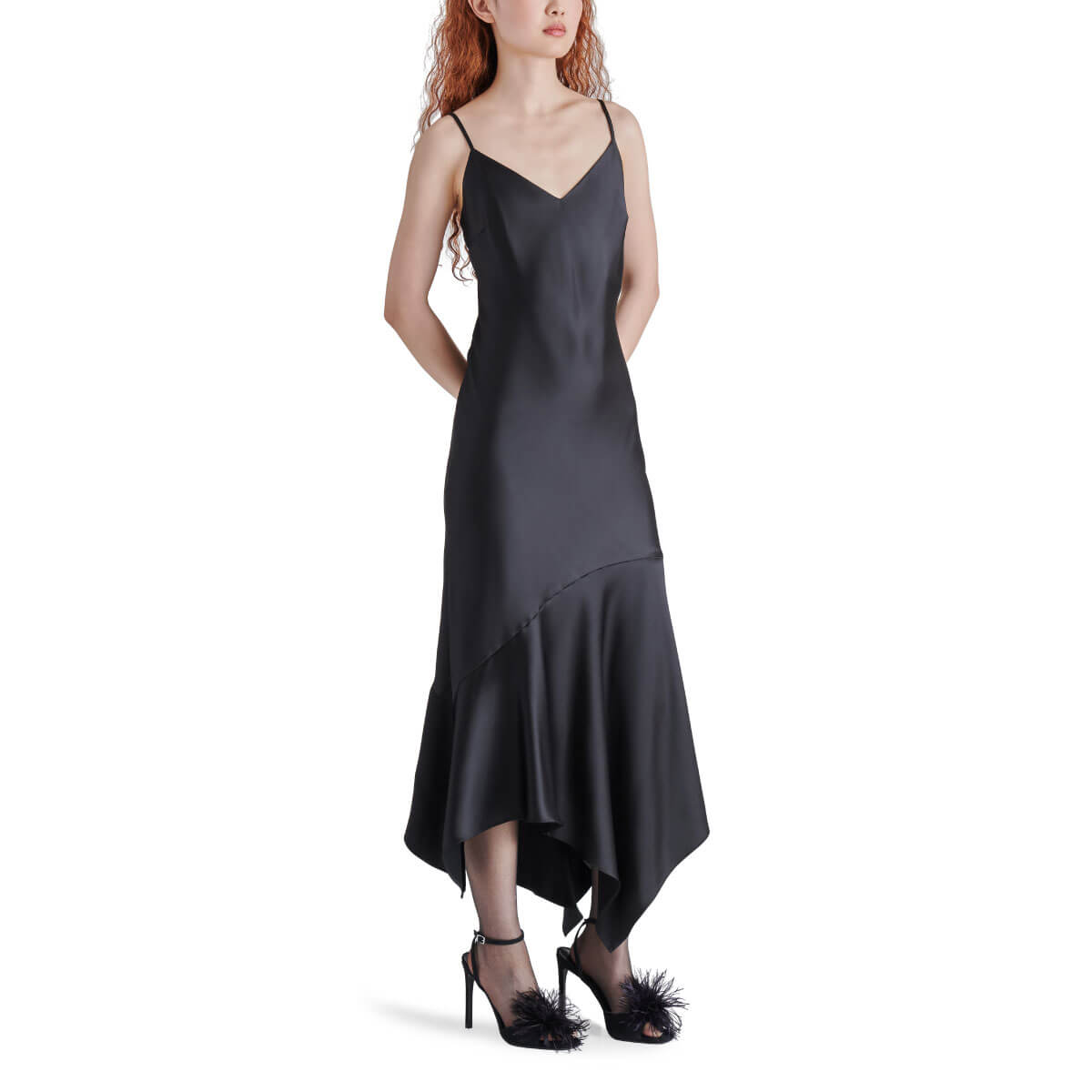 Steve Madden Lucille Dress black side | MILK MONEY milkmoney.co | cute clothes for women. womens online clothing. trendy online clothing stores. womens casual clothing online. trendy clothes online. trendy women's clothing online. ladies online clothing stores. trendy women's clothing stores. cute female clothes.