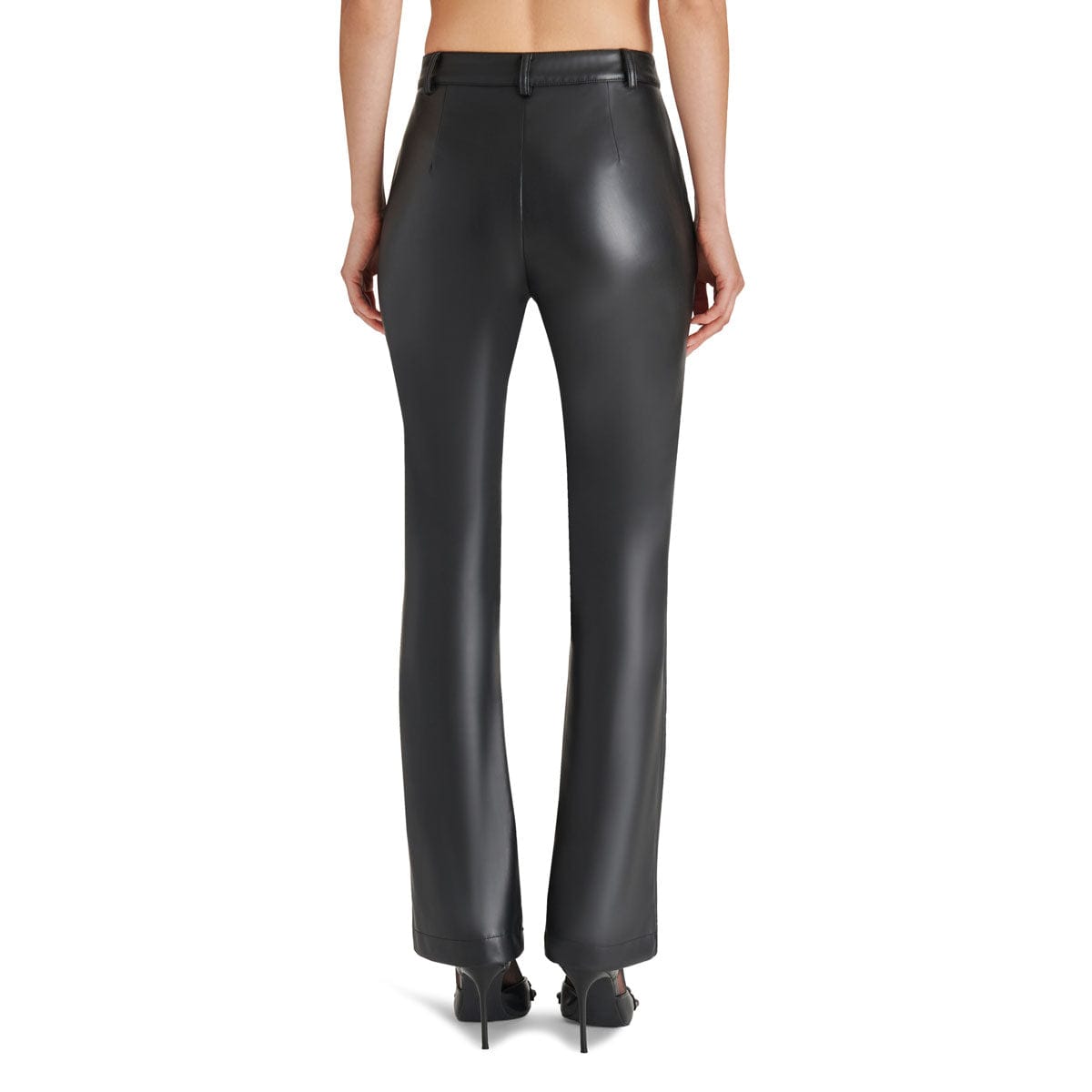 Steve Madden Mercer Faux Leather Pant black back | MILK MONEY milkmoney.co | cute pants for women. cute trendy pants.