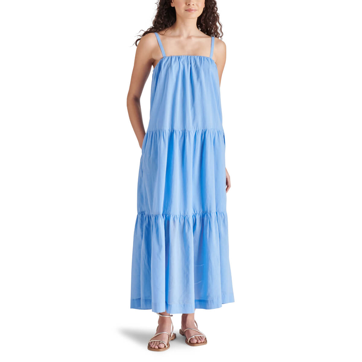 Steve Madden Oceane Tiered Cotton Maxi Sundress