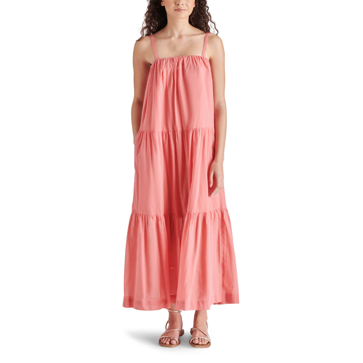 Steve Madden Oceane Tiered Cotton Maxi Sundress