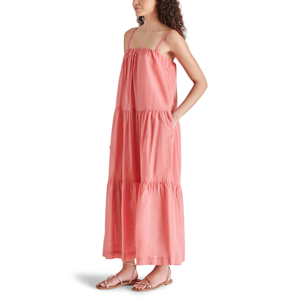 Steve Madden Oceane Tiered Cotton Maxi Sundress