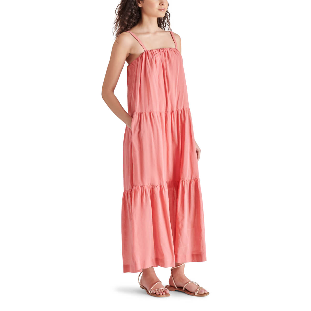 Steve Madden Oceane Tiered Cotton Maxi Sundress