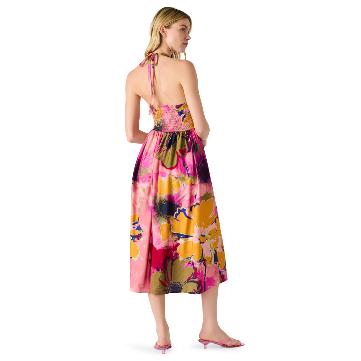 Steve Madden Piper Printed Midi Dress