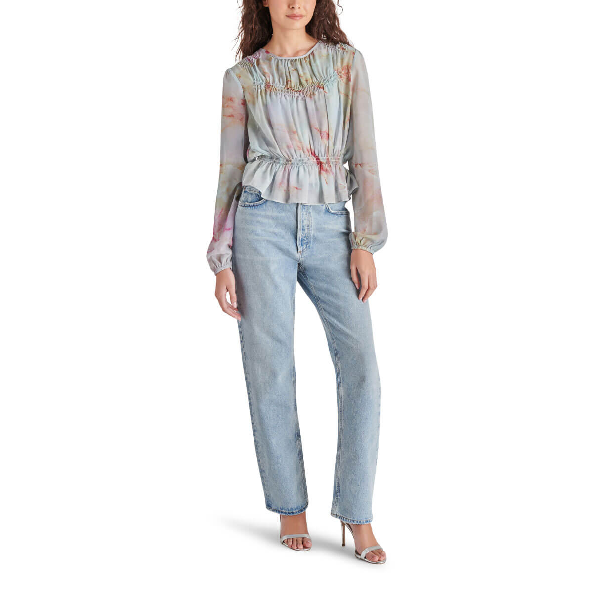 Steve Madden Pyper Top misty rose front | MILK MONEY milkmoney.co | cute tops for women. trendy tops for women. cute blouses for women. stylish tops for women. pretty womens tops.