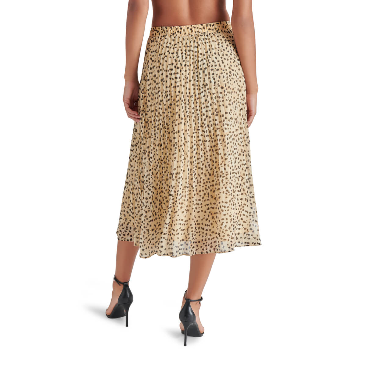 Steve Madden Raina Animal Print Midi Skirt