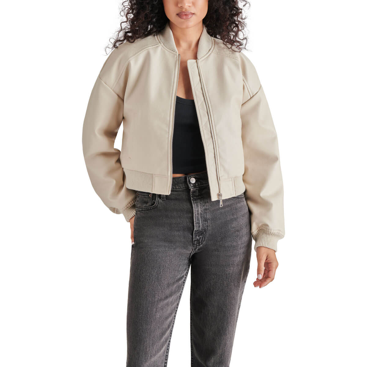 Steve Madden Scout Jacket bone front | MILK MONEY milkmoney.co | cute jackets for women. cute coats. cool jackets for women. stylish jackets for women. trendy jackets for women. trendy womens coats.