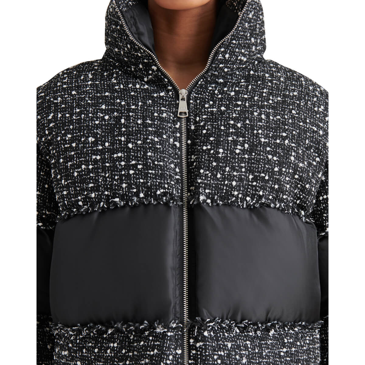 Steve Madden Snowdrop Puffer Jacket black front | MILK MONEY milkmoney.co | cute jackets for women. cute coats. cool jackets for women. stylish jackets for women. trendy jackets for women. trendy womens coats.
