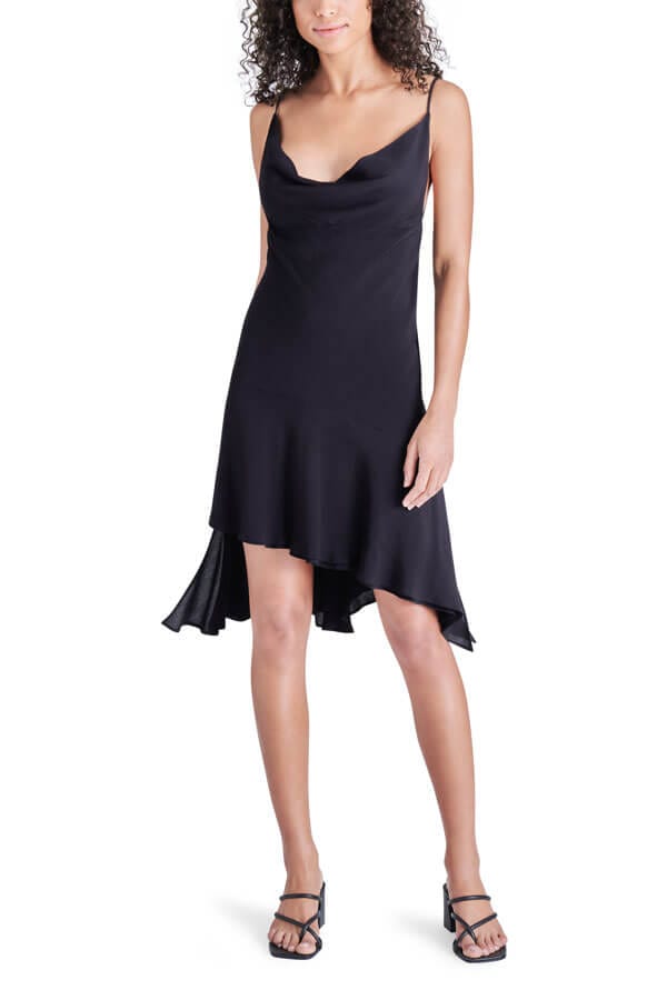 Steve Madden Tarin Dress black front | MILK MONEY milkmoney.co | cute clothes for women. womens online clothing. trendy online clothing stores. womens casual clothing online. trendy clothes online. trendy women's clothing online. ladies online clothing stores. trendy women's clothing stores. cute female clothes.