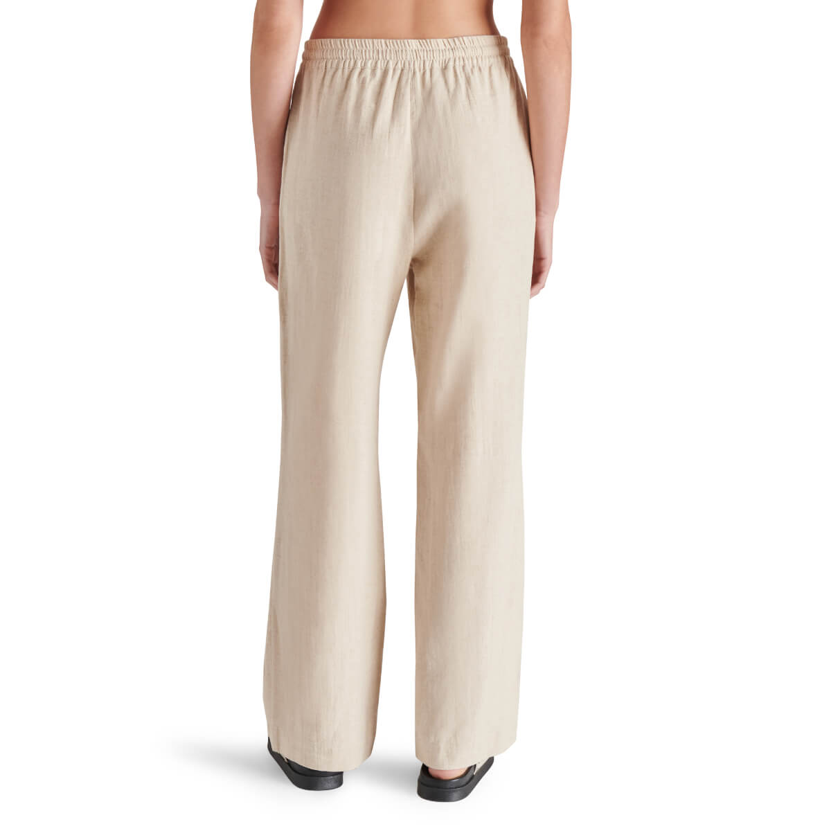 Steve Madden Venetia Drawstring Pants natural back | MILK MONEY milkmoney.co | cute pants for women. cute trendy pants.