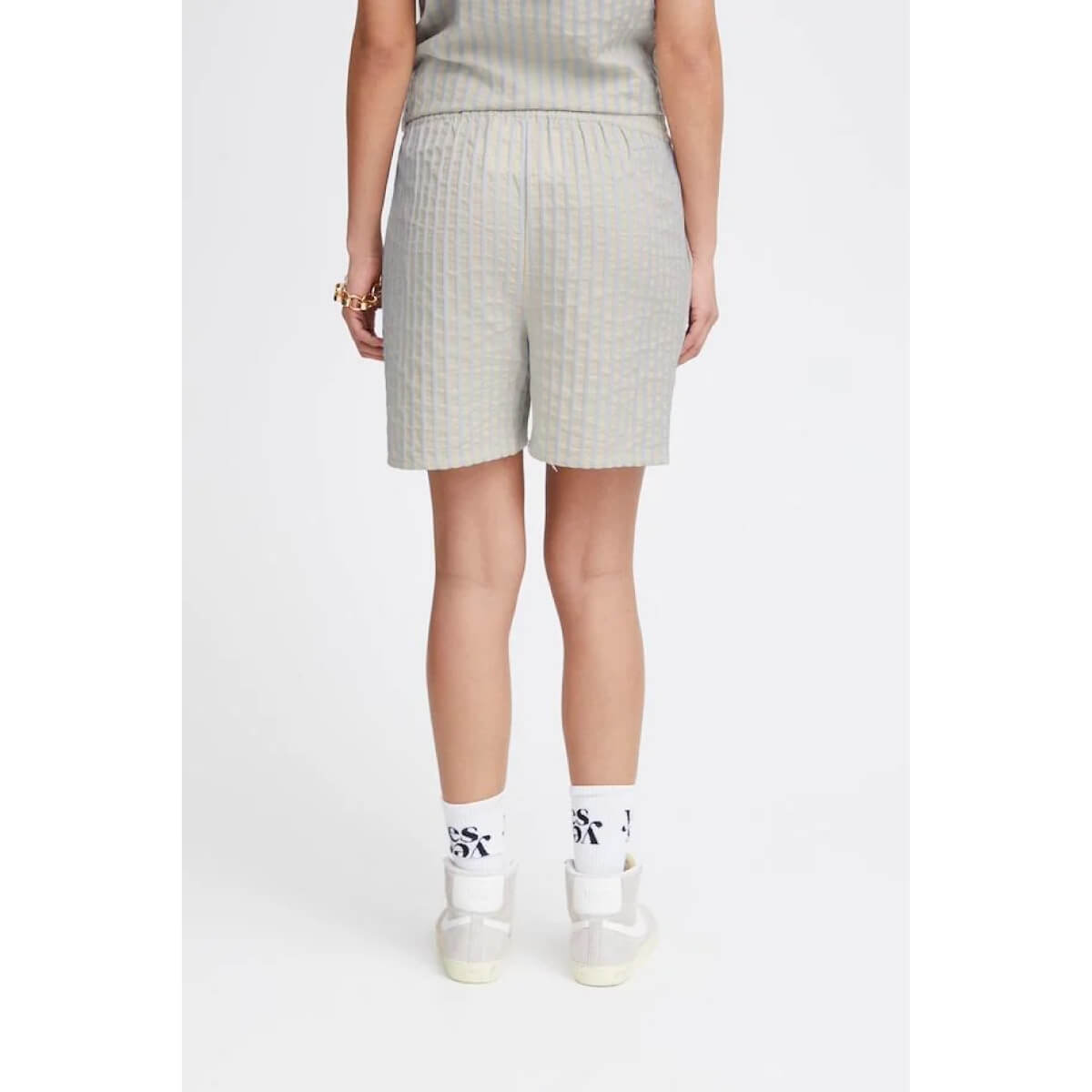 Striped Seersucker Shorts