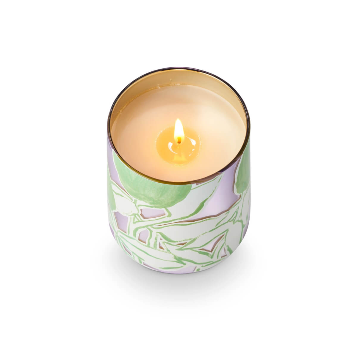 Summer Vine Pearl Glass Candle