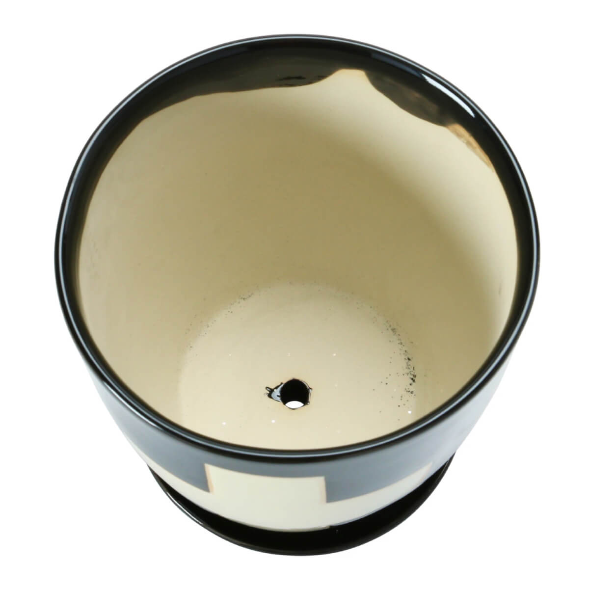 Swiss Cross Planter with Saucer black inside | MILK MONEY milkmoney.co | Home decor online, Modern home decor, Luxury home furnishings, Best home decor, Home accessories for sale, Living room furniture sets, Kitchen decor ideas, Wall art for home, Bathroom accessories, Vintage home decor, Minimalist home decor