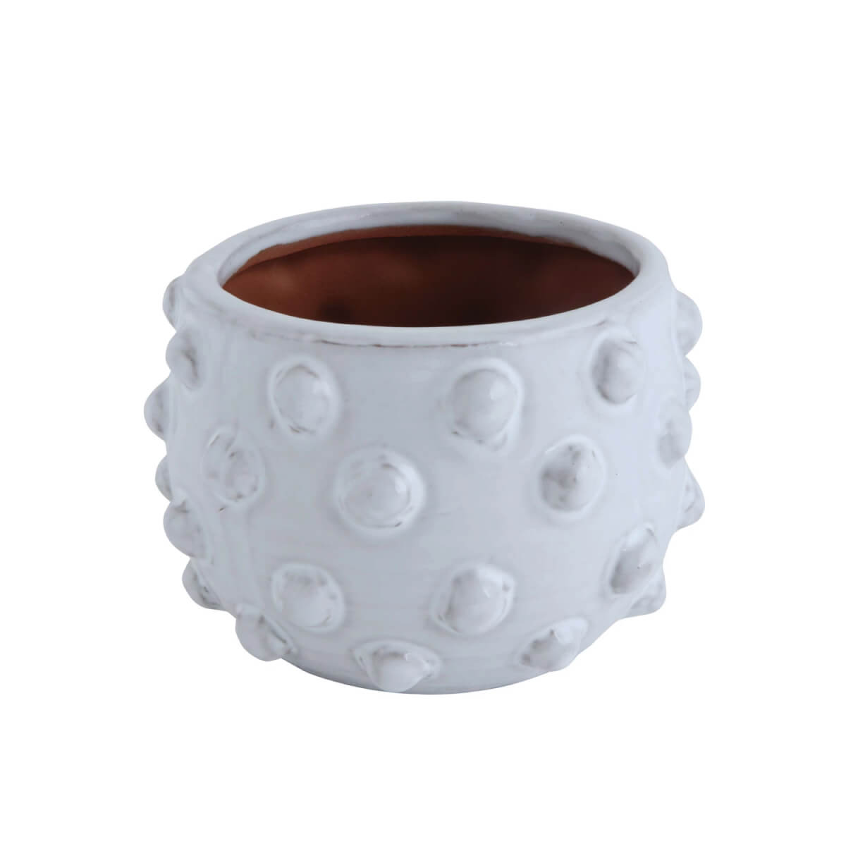 Terracotta Planter with Raised Dots white front | MILK MONEY milkmoney.co | Home decor online, Modern home decor, Luxury home furnishings, Best home decor, Home accessories for sale, Living room furniture sets, Kitchen decor ideas, Wall art for home, Bathroom accessories, Vintage home decor, Minimalist home decor