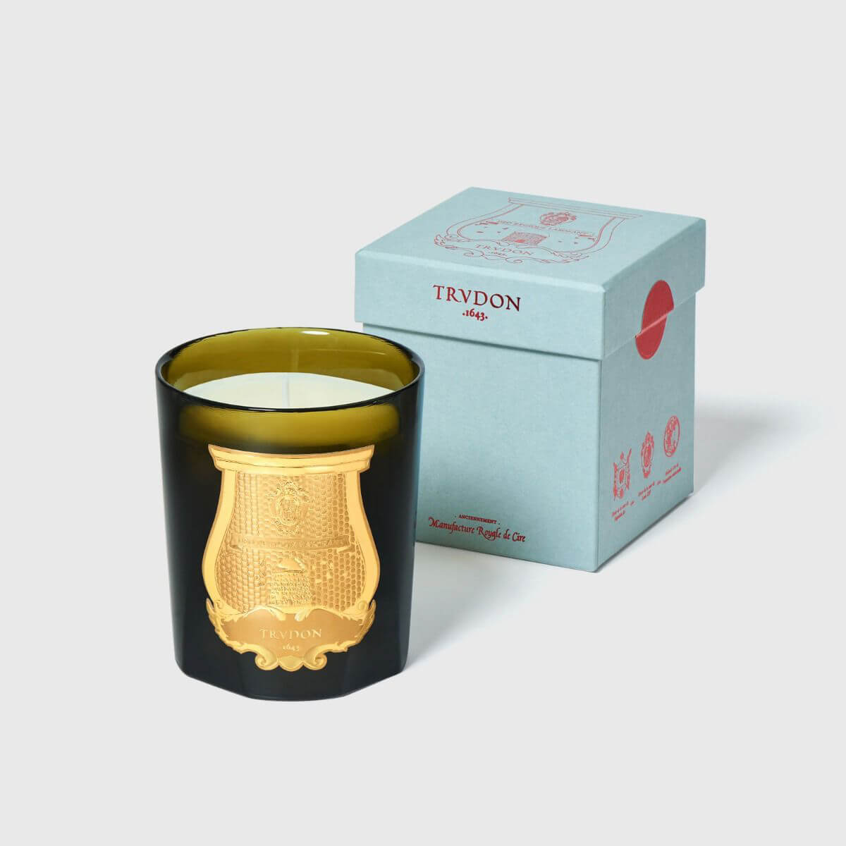 Trudon Abd El Kader Moroccan Mint Tea Candle front | MILK MONEY milkmoney.co | soy wax candles, small candles. natural candles, organic candles, scented soy candles, concrete candle, hand poured candles, hand poured soy candles, cement candle, hand poured soy wax candles, scented hand poured candles, hand poured scented candles