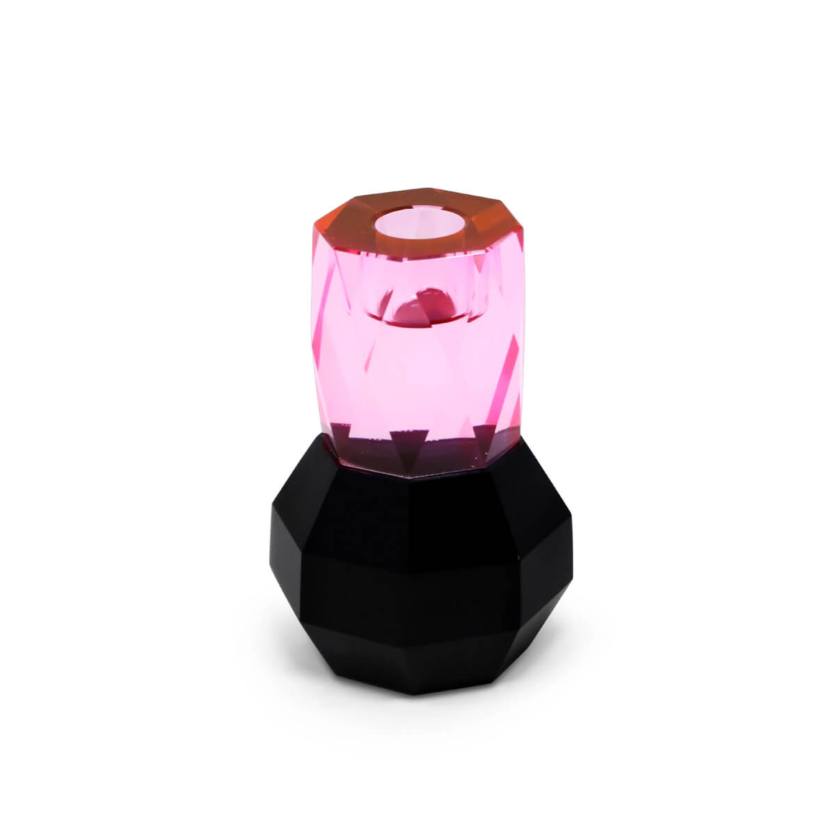 Two Tone Crystal Candle Holder pink front | MILK MONEY milkmoney.co | Home decor online, Modern home decor, Luxury home furnishings, Best home decor, Home accessories for sale, Living room furniture sets, Kitchen decor ideas, Wall art for home, Bathroom accessories, Vintage home decor, Minimalist home decor