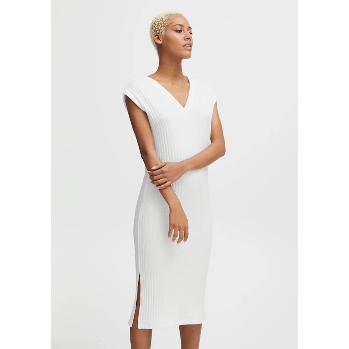 V-Neck Terry Towel Midi Dress | Women's Dresses V-Neck Terry Towel Midi Dress | Women's Dresses