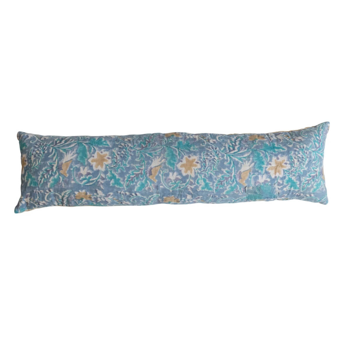 Vintage Cotton Kantha Lumbar Pillow blue front | MILK MONEY milkmoney.co | Home decor online, Modern home decor, Luxury home furnishings, Best home decor, Home accessories for sale, Living room furniture sets, Kitchen decor ideas, Wall art for home, Bathroom accessories, Vintage home decor, Minimalist home decor