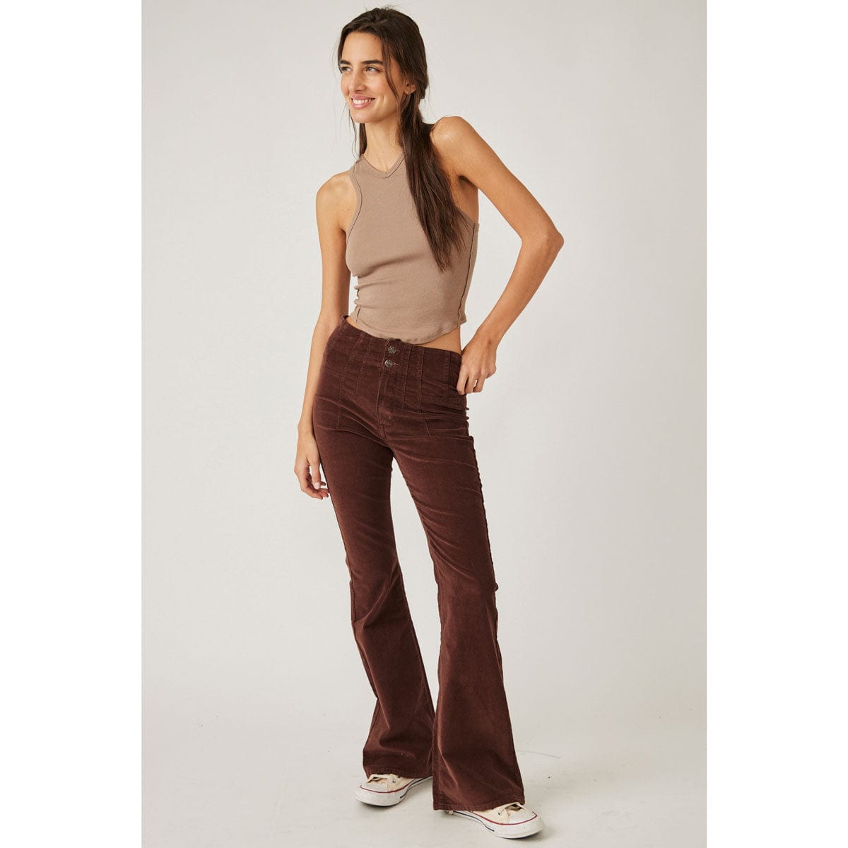 We The Free Jayde Cord Flare Jeans  Flared pants outfit, Bottom clothes,  Flare jeans