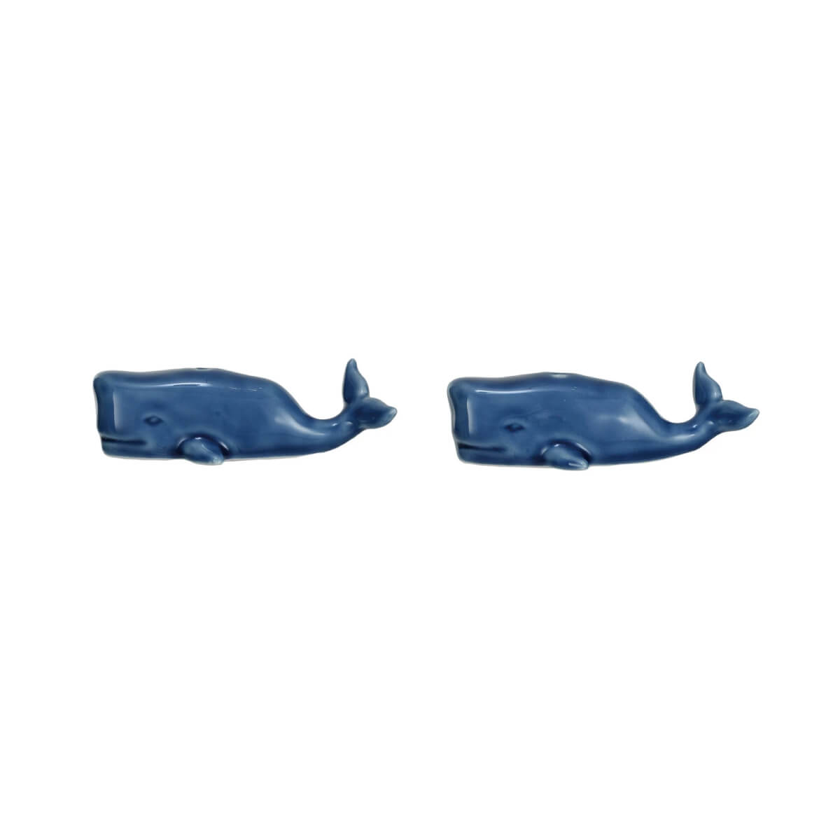 Whale Salt & Pepper Stoneware Shakers