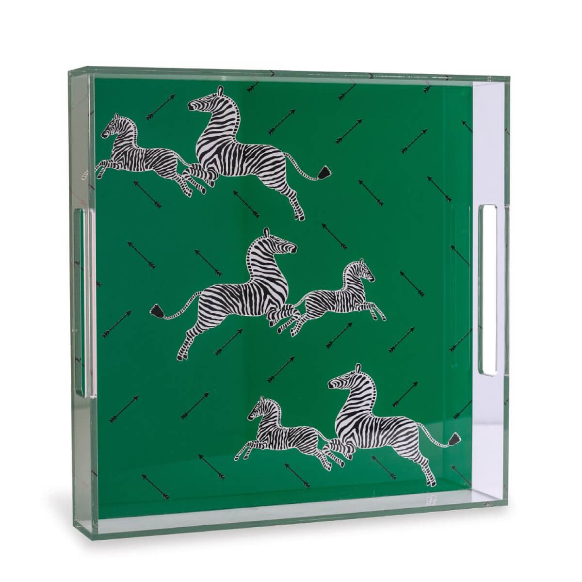 Scalamandré Zebra Lucite Tray green front | MILK MONEY milkmoney.co | Home decor online, Modern home decor, Luxury home furnishings, Best home decor, Home accessories for sale, Living room furniture sets, Kitchen decor ideas, Wall art for home, Bathroom accessories, Vintage home decor, Minimalist home decor