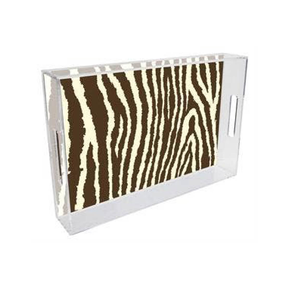 Zebra Print Serving Lucite Tray brown front | MILK MONEY milkmoney.co | Home decor online, Modern home decor, Luxury home furnishings, Best home decor, Home accessories for sale, Living room furniture sets, Kitchen decor ideas, Wall art for home, Bathroom accessories, Vintage home decor, Minimalist home decor