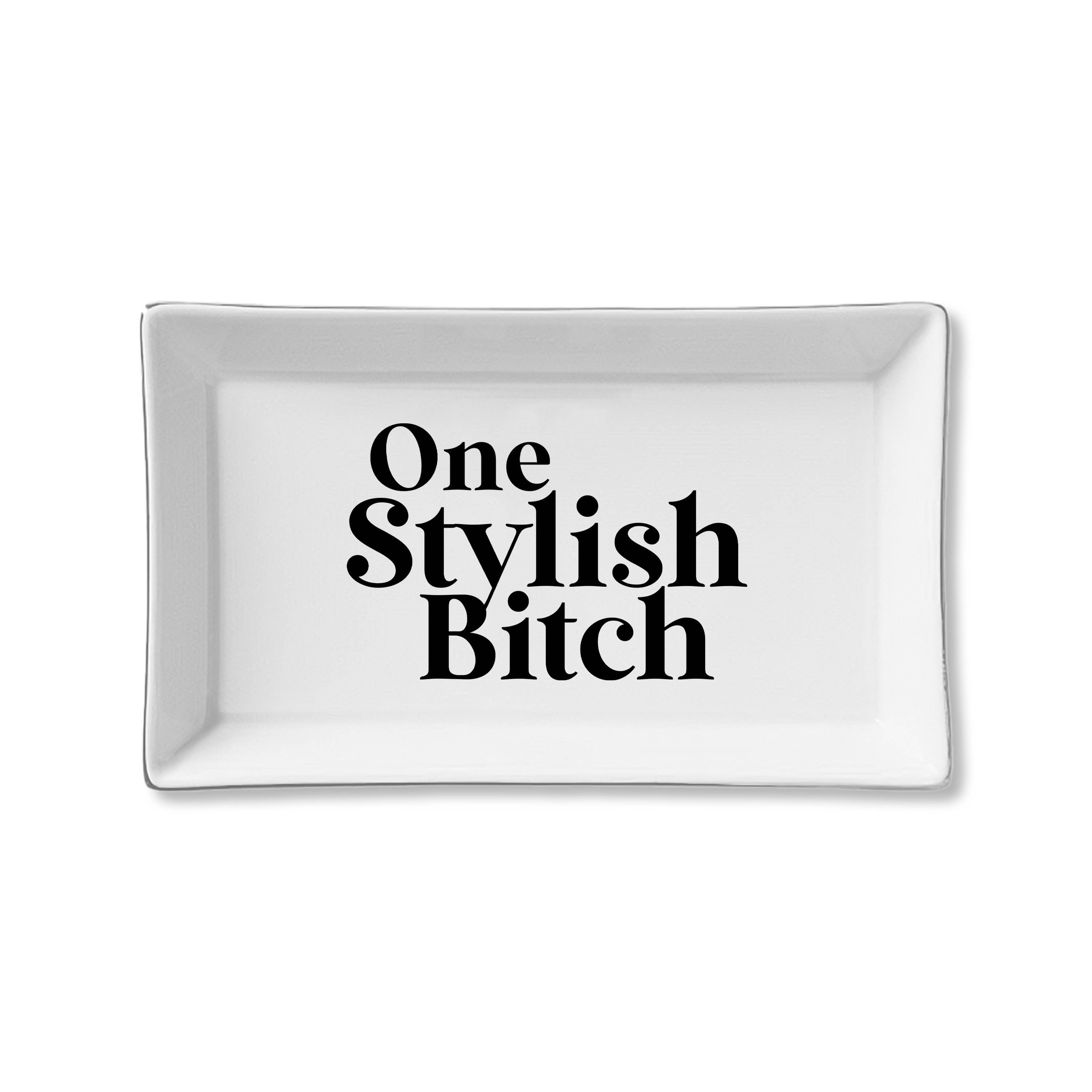 One Stylish Bitch Ceramic Tray front white | MILK MONEY milkmoney.co | white elephant gift ideas, gift, mother's day gift ideas, white elephant gift, gift shops near me, cute home decor, mother's day gift, cute home accents, handmade in USA, elegant home decor, luxury home, luxury gifts
Unique gifts, Best gifts for her, Gift ideas for him. Last-minute gifts
Cheap gift ideas, Gifts for women, Luxury gifts