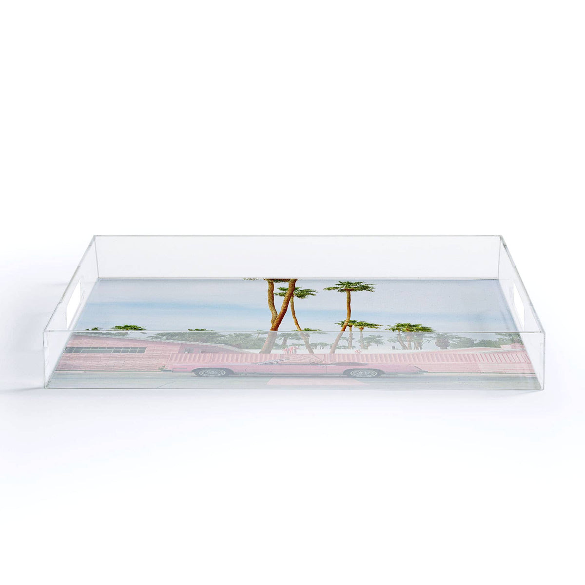 Pink Palm Springs on Film Acrylic Tray