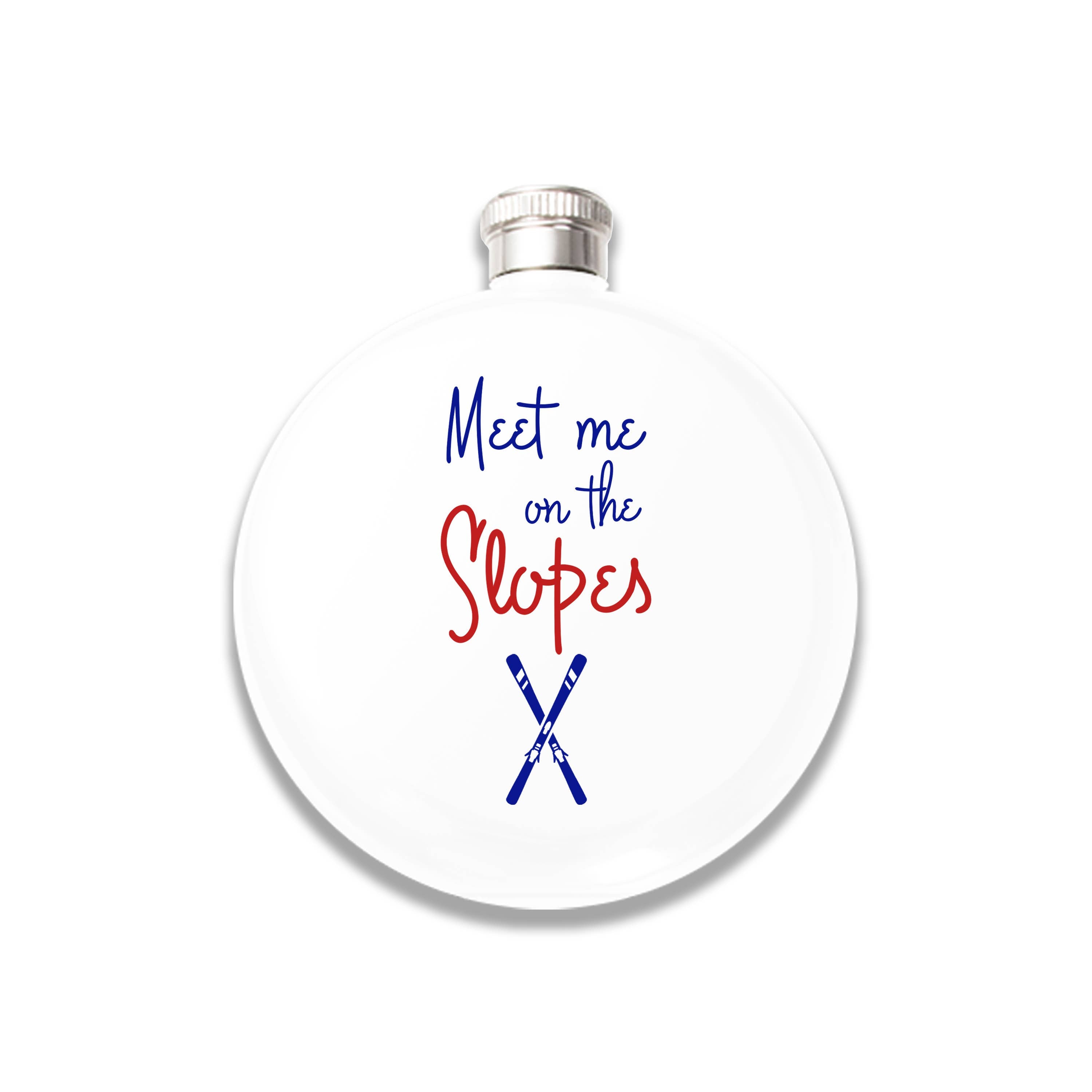 Meet Me on the Slopes Round Flask front | MILK MONEY milkmoney.co | white elephant gift ideas, gift, mother's day gift ideas, white elephant gift, gift shops near me, cute home decor, mother's day gift, cute home accents, handmade in USA, elegant home decor, luxury home, luxury gifts
Unique gifts, Best gifts for her, Gift ideas for him. Last-minute gifts
Cheap gift ideas, Gifts for women, Luxury gifts