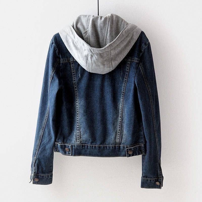 Hooded Denim Jacket